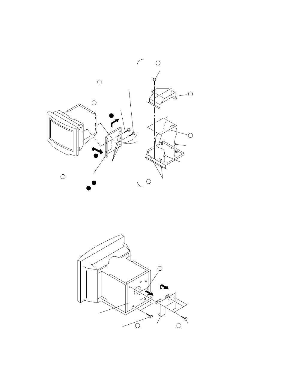 3. g board removal, 4. a2 board removal | Sony CPD-520GST9 User Manual | Page 17 / 55