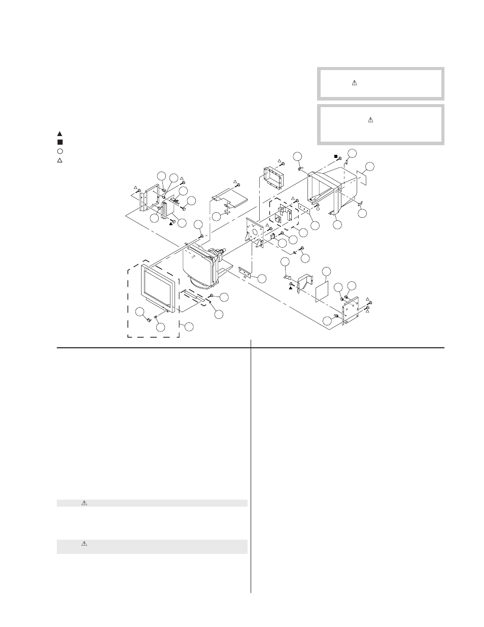 Exploded views, 1. chassis | Sony CPD-520GST9 User Manual | Page 36 / 55