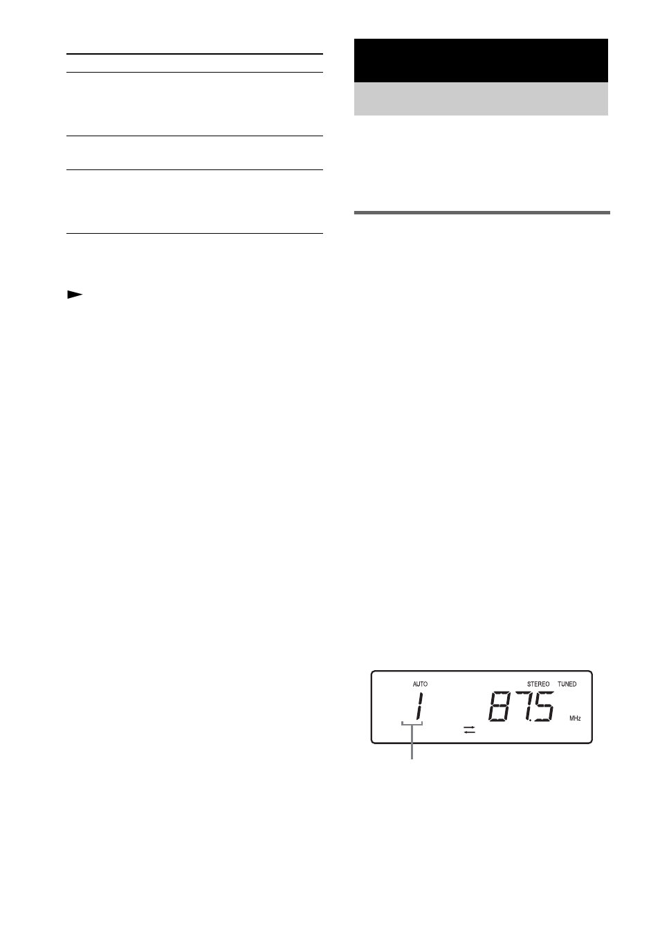 Tuner, Presetting radio stations | Sony CMT-EP414 User Manual | Page 8 / 28