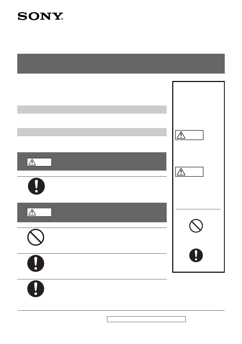 Sony LC-DN220SFT User Manual | 4 pages