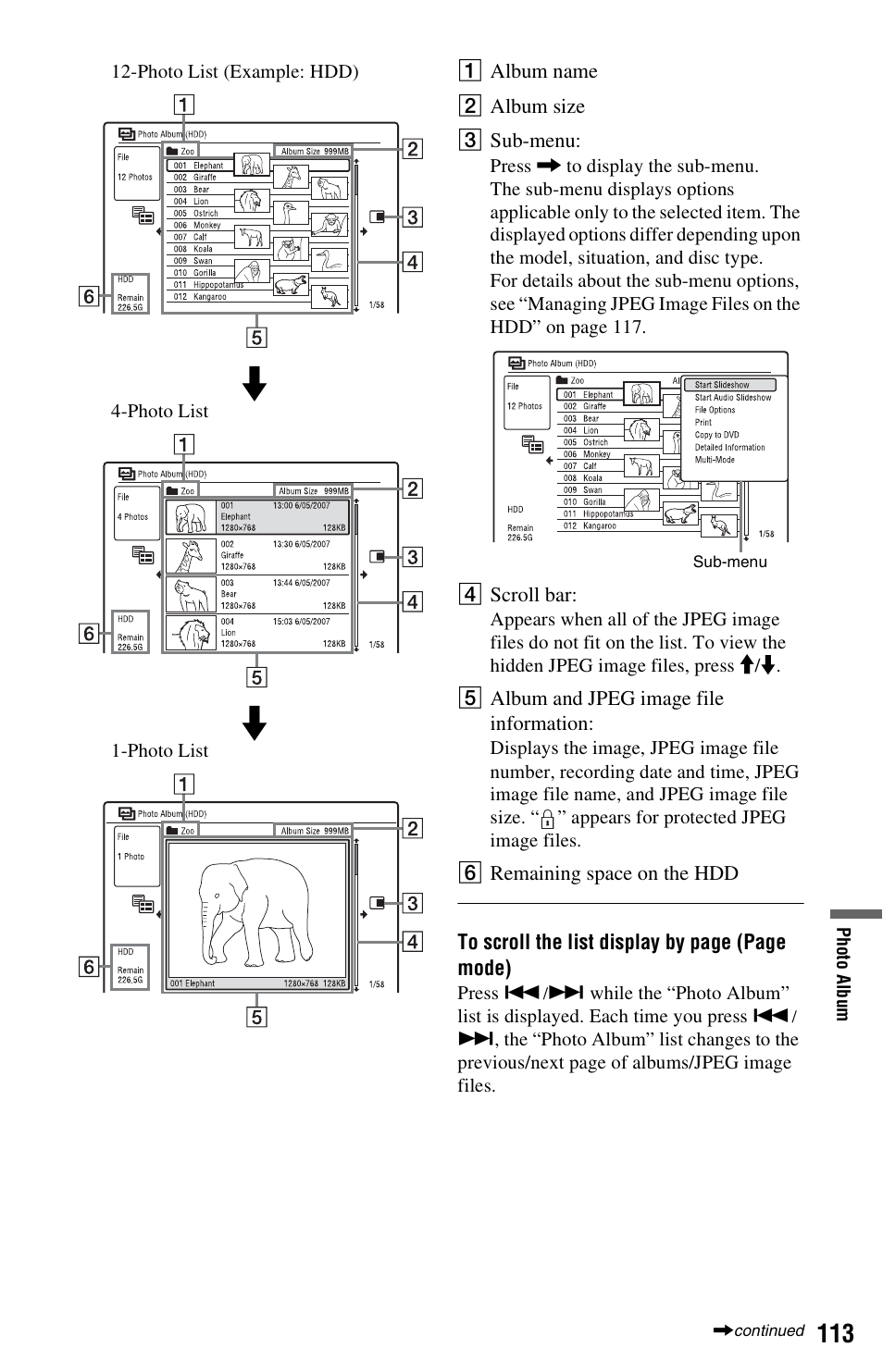 Sony RDR-HXD995 User Manual | Page 113 / 168