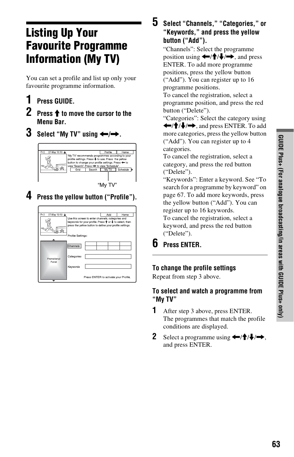 Sony RDR-HXD995 User Manual | Page 63 / 168