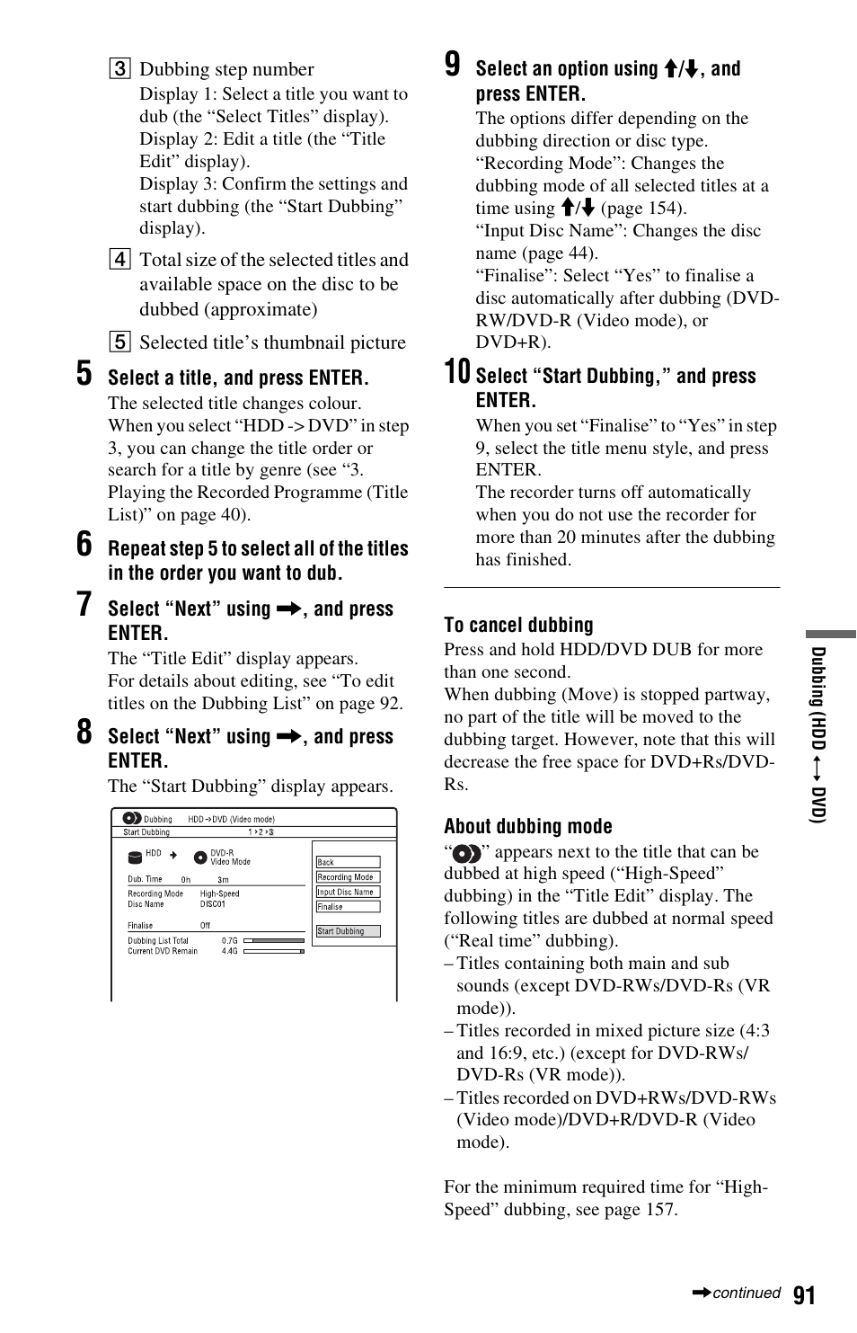 Sony RDR-HXD995 User Manual | Page 91 / 168