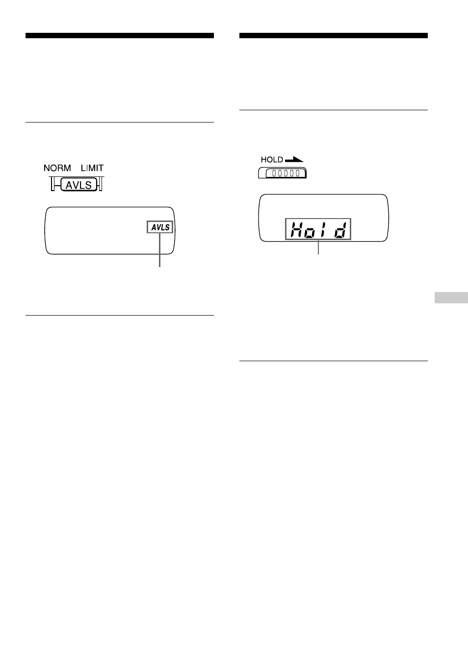 Protecting your hearing (avls), Locking the controls (hold), 17 protecting your hearing | Locking the controls | Sony CD Walkman D-FJ61 User Manual | Page 17 / 32