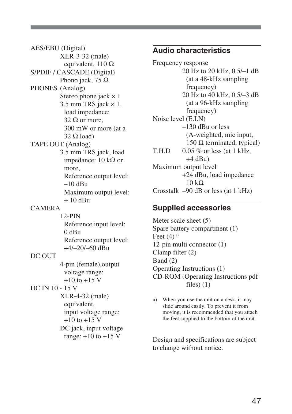 Sony DMX-P01 User Manual | Page 47 / 49