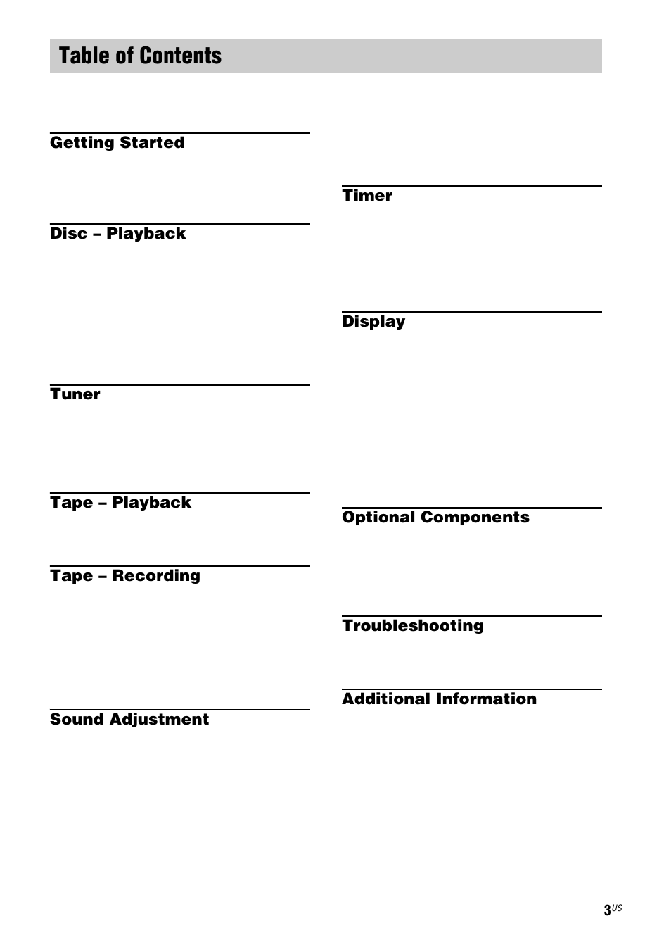 Sony MHC-LX10000 User Manual | Page 3 / 40