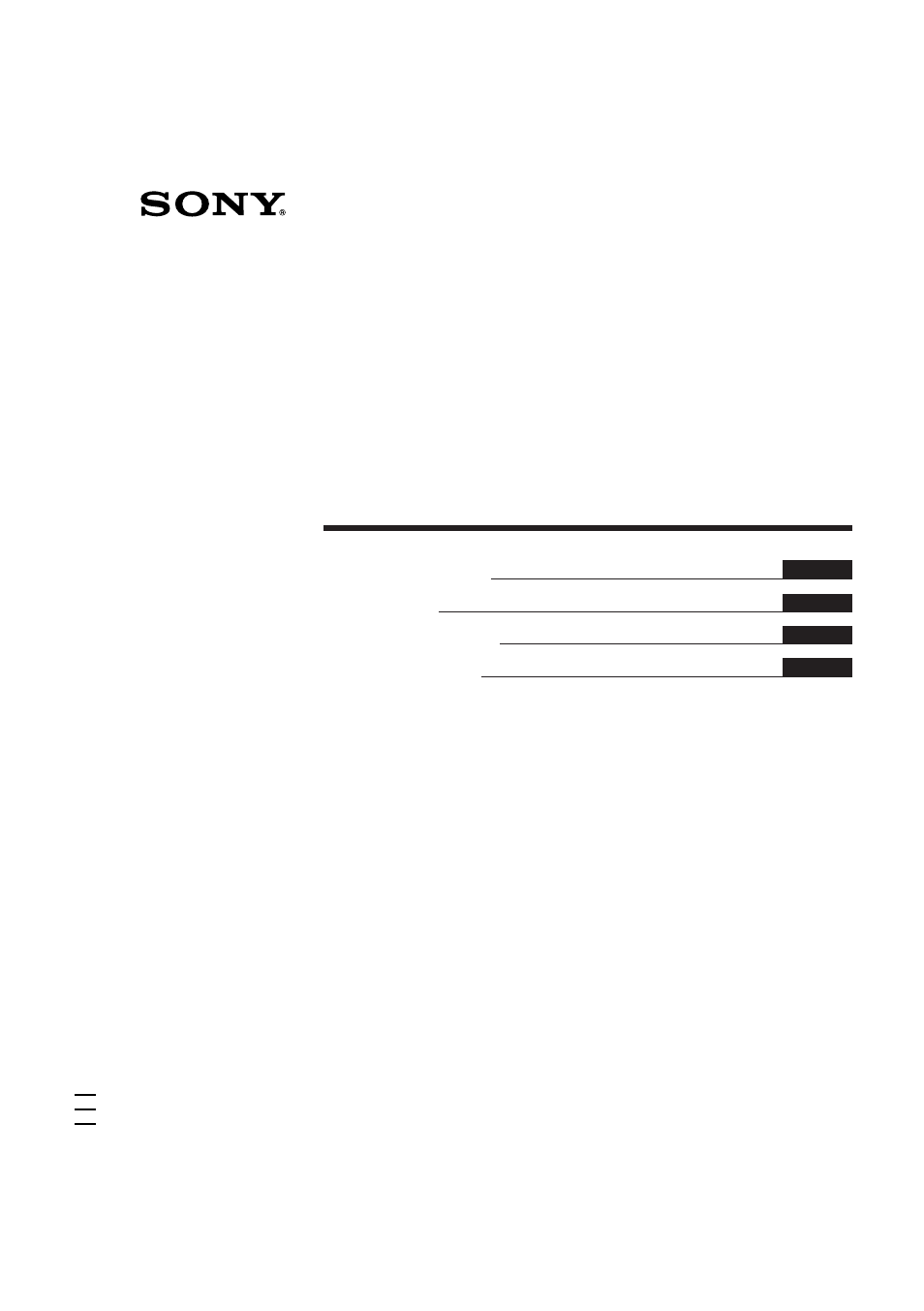 Sony TC-WR661 User Manual | 57 pages