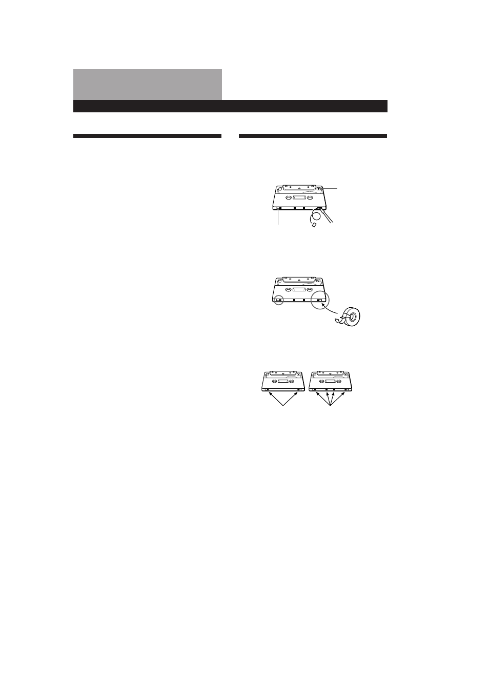 Pr残autions, Remarques sur les cassettes, Précautions | Informations complémentaires | Sony TC-WR661 User Manual | Page 22 / 57