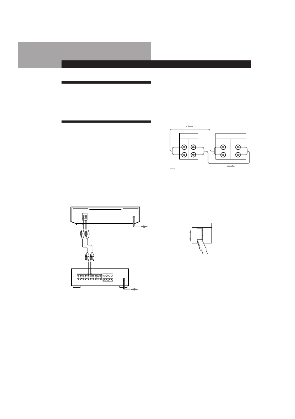 Unpacking, Hooking up the system, Getting started | Getting started hookups, Connecting the ac power cord, Where do i go next | Sony TC-WR661 User Manual | Page 4 / 57