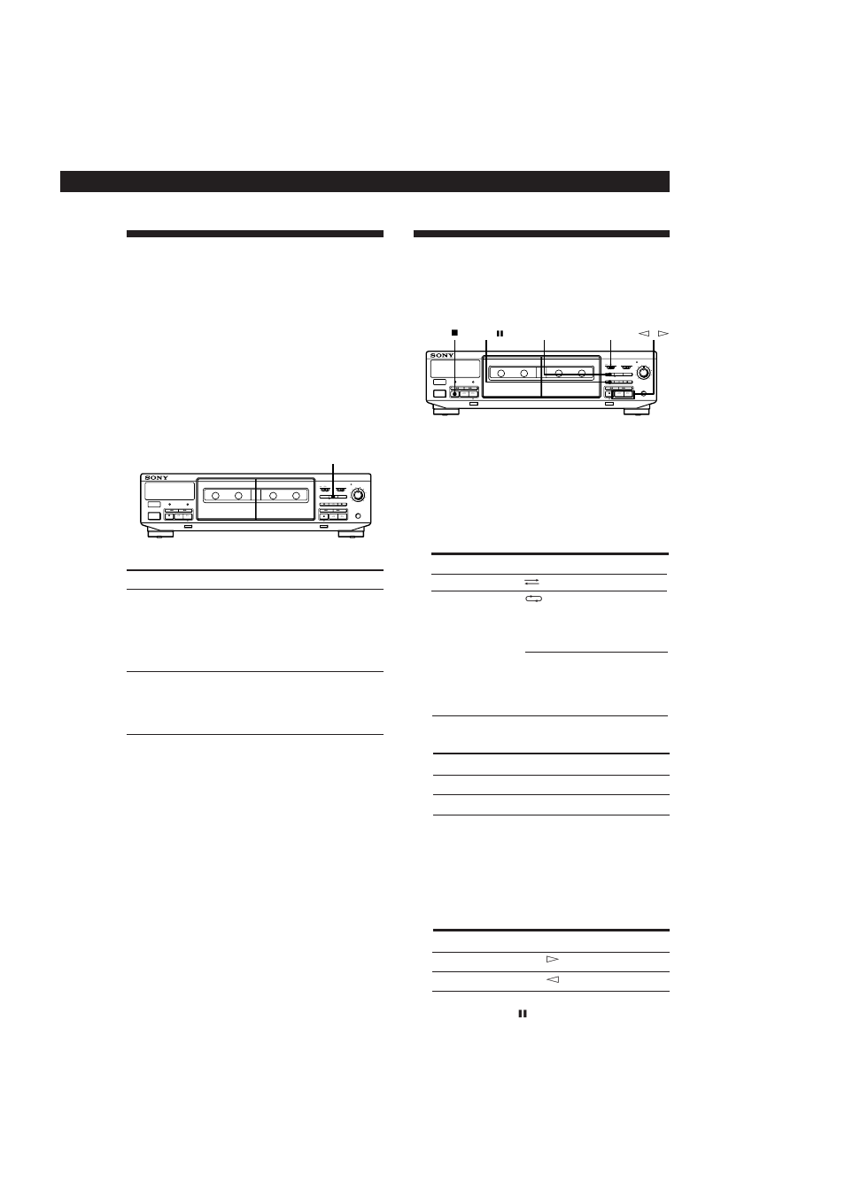 In団io e t屍mino graduais (graduador), Duplica豪o de cassetes, Início e término graduais (graduador) | Duplicação de cassetes, Operações avançadas de gravação 9 | Sony TC-WR661 User Manual | Page 48 / 57