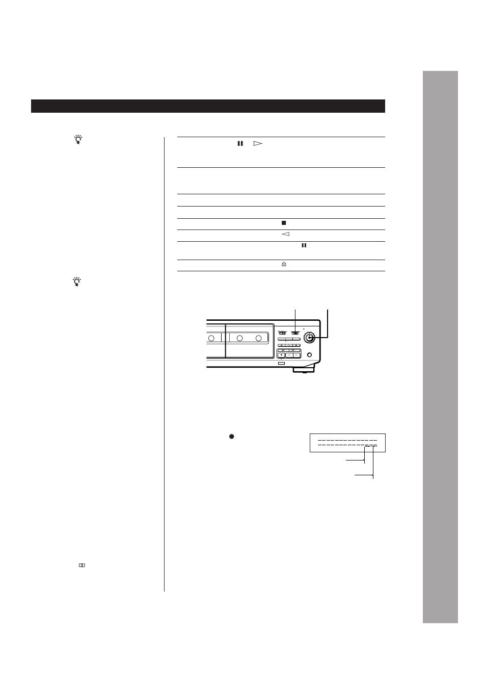 Basic operations, Press pause p or ·. recording starts, Start playing the program source | Set dolby nr to b or c before you start recording | Sony TC-WR661 User Manual | Page 7 / 57