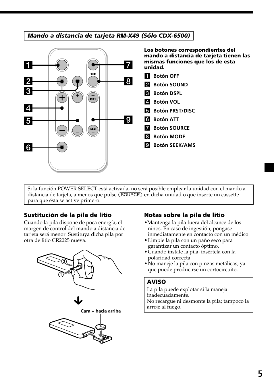 Sony CDX-4500 User Manual | Page 19 / 30