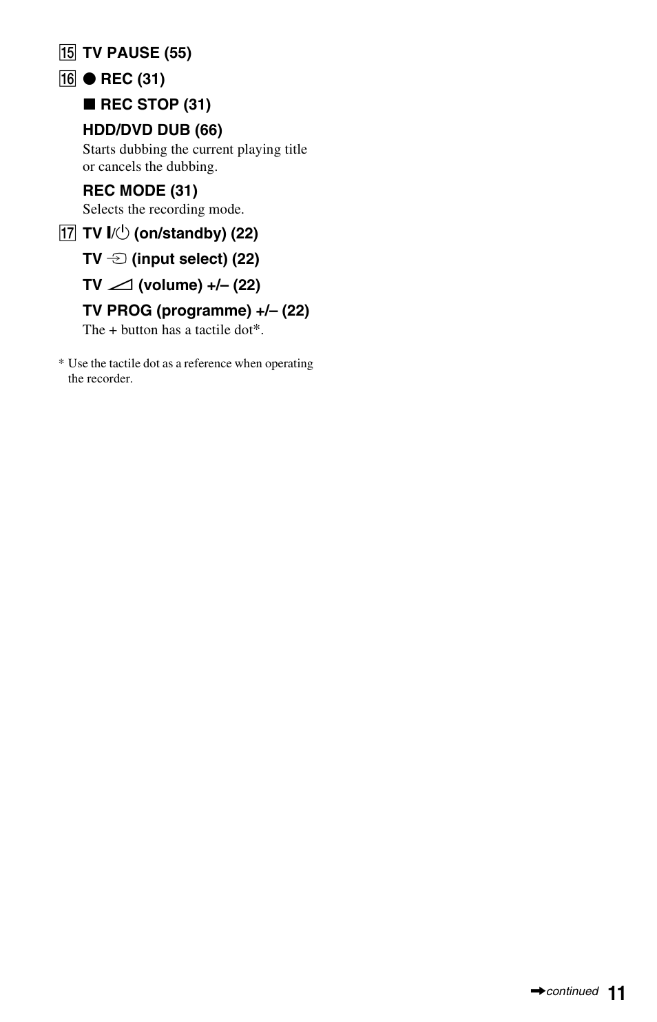 Sony RDR-HX680 User Manual | Page 11 / 140