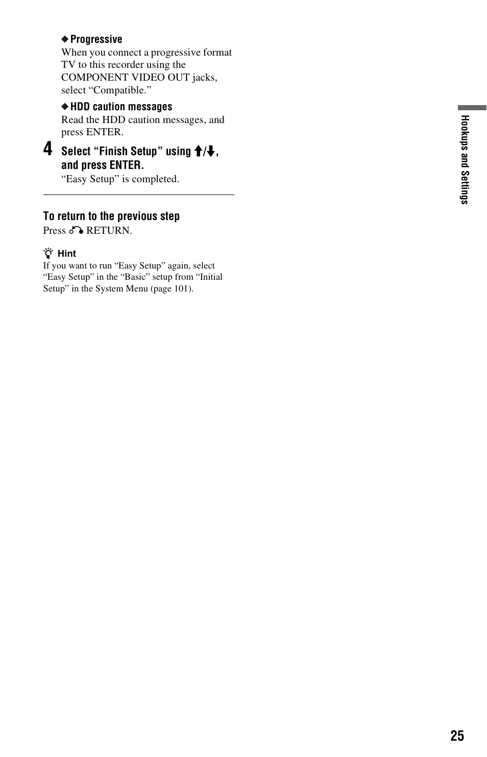 Sony RDR-HX680 User Manual | Page 25 / 140