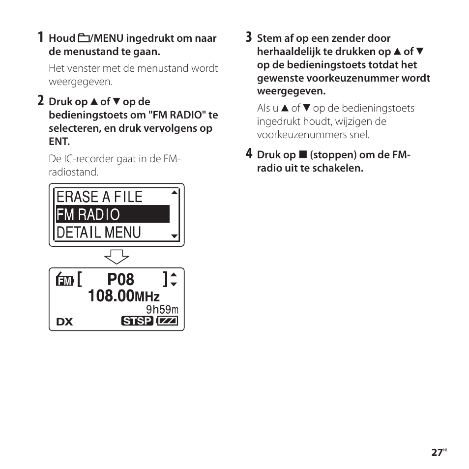 Sony ICD-UX81F User Manual | Page 117 / 122