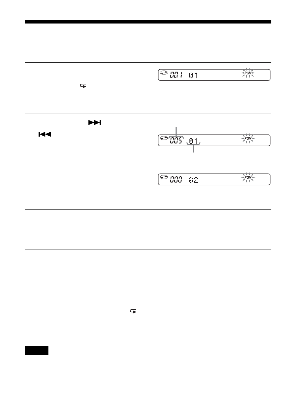 好きな順に曲を選んで聞く （プログラム演奏 | Sony WALKMAN D-EJ2000 User Manual | Page 18 / 40