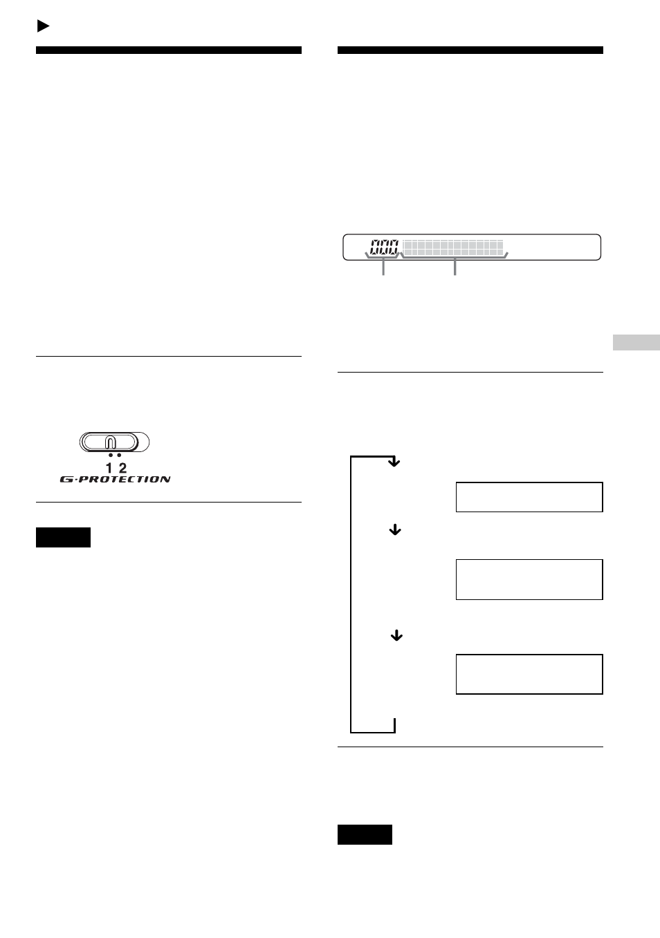 いろいろな機能を使う, G-protection機能, Cd-text（文字情報)を表示する | G-protection, Cd-text, Cd-text ) | Sony WALKMAN D-EJ2000 User Manual | Page 19 / 40