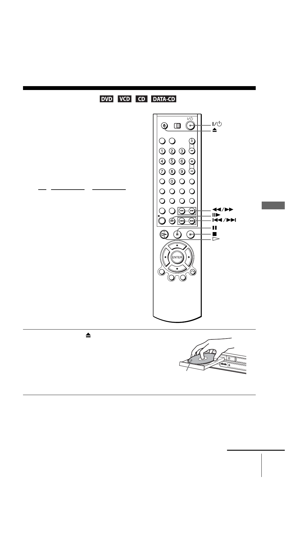 Basic operations, Playing discs | Sony SLV-D950I User Manual | Page 27 / 120