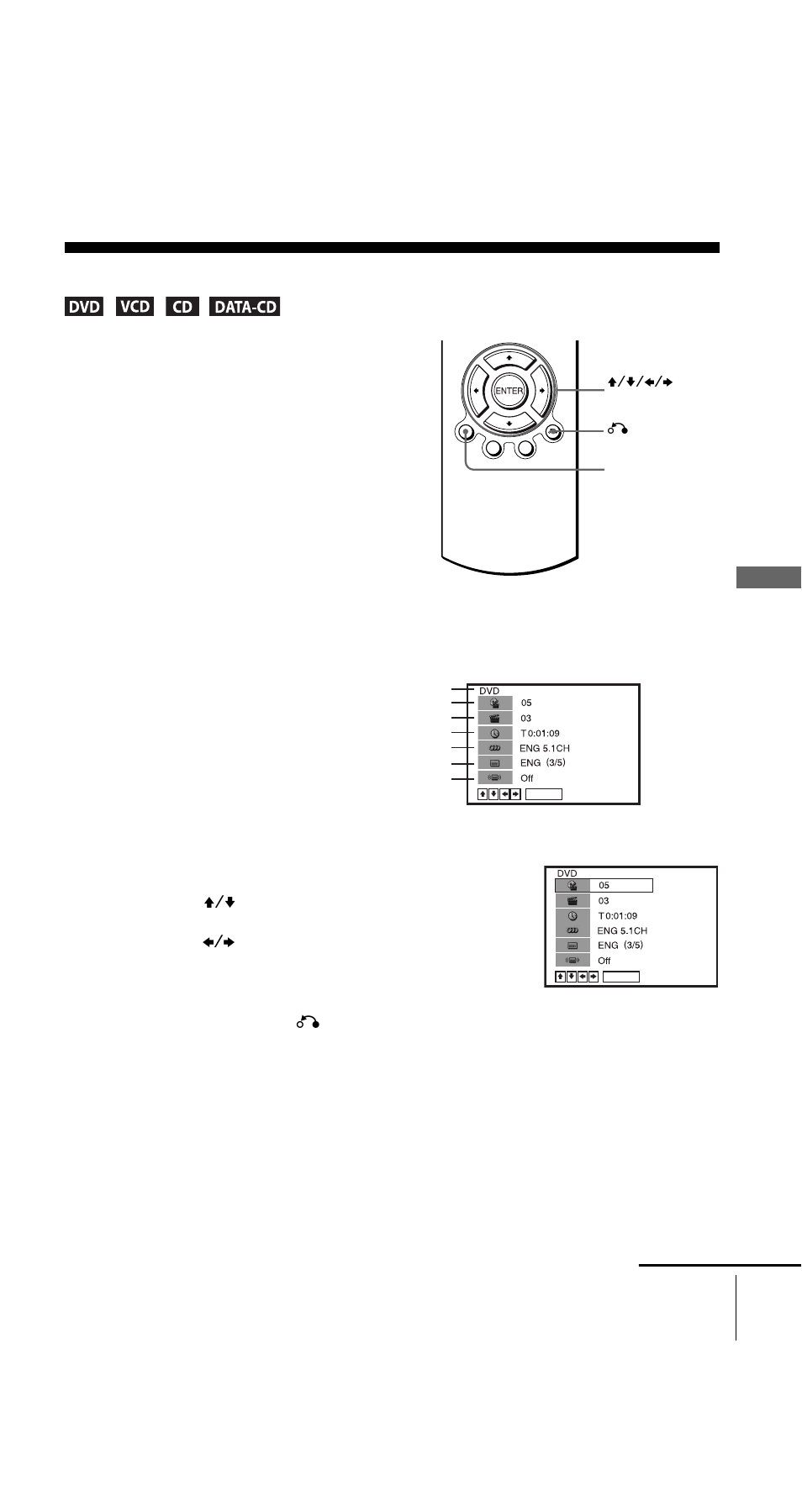 Guide to the on-screen display | Sony SLV-D950I User Manual | Page 31 / 120