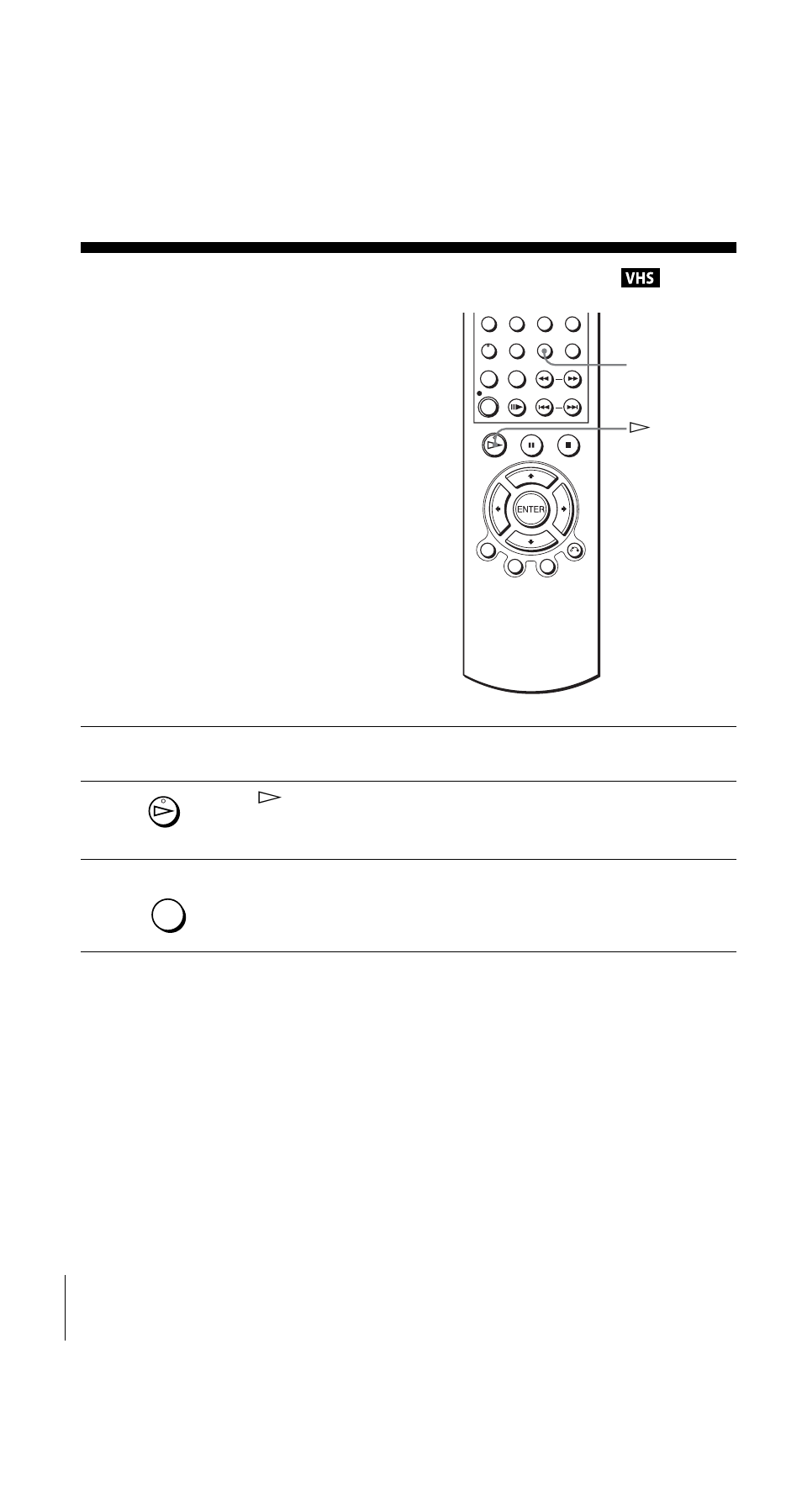 Vcr additional operations, Playing a tape with sqpb function, Play | Sony SLV-D950I User Manual | Page 90 / 120