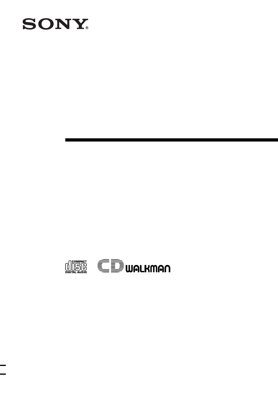 Sony D-EJ611 User Manual | 24 pages