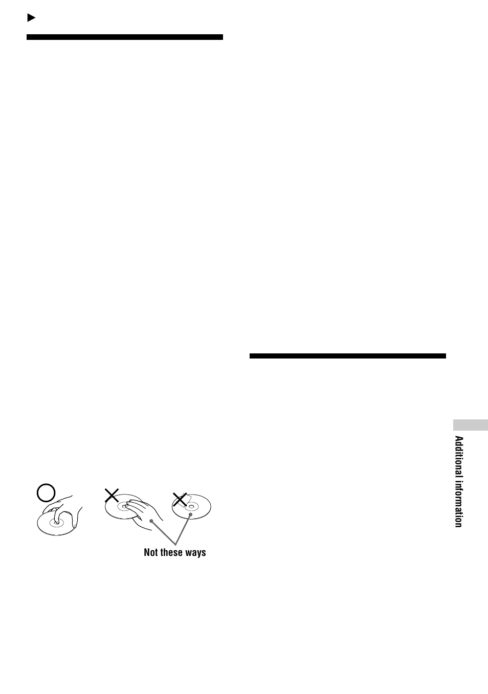 Additional information, Precautions, Maintenance | 19 precautions | Sony D-EJ611 User Manual | Page 19 / 24