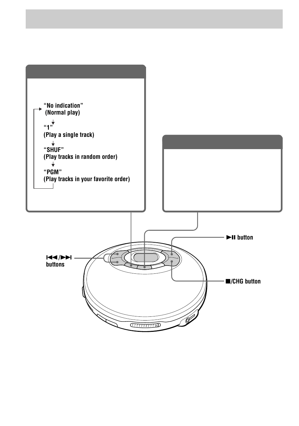 Playback options | Sony D-EJ611 User Manual | Page 8 / 24