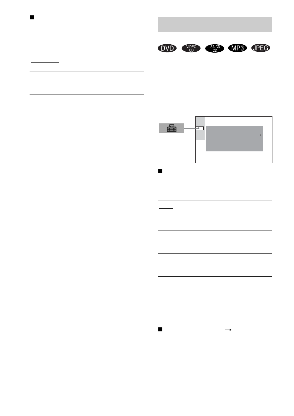 Custom settings, Custom setup) | Sony DAV-FC7 User Manual | Page 68 / 92