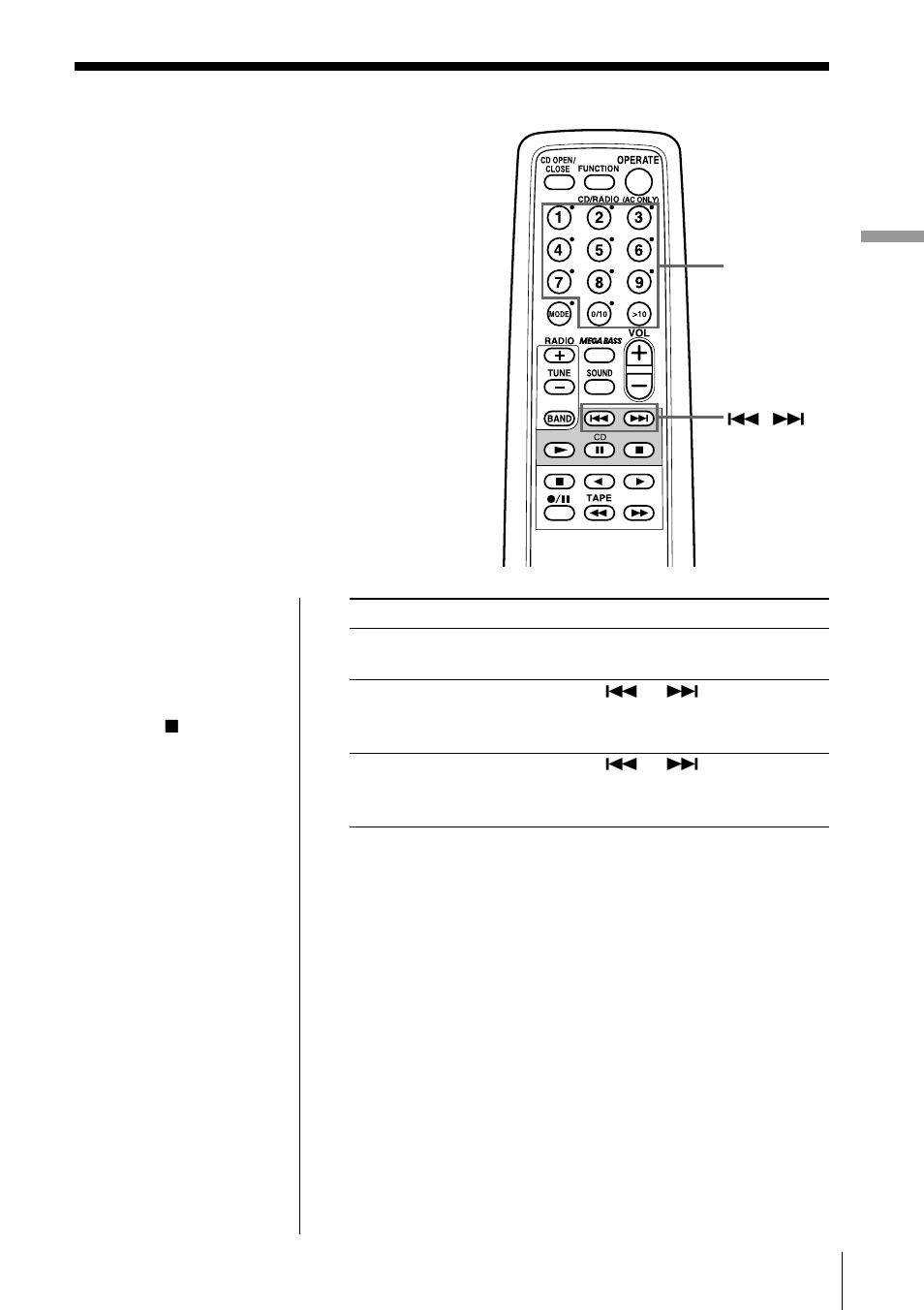 Locating a specific track | Sony ZS-D50 User Manual | Page 13 / 96