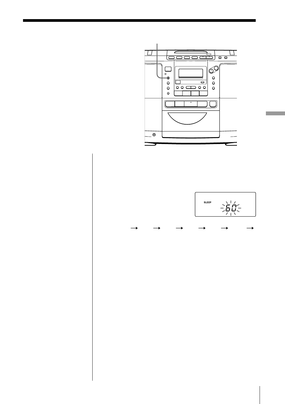 Falling asleep to music | Sony ZS-D50 User Manual | Page 31 / 96