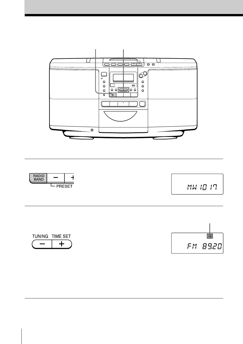 Recepción de la radio | Sony ZS-D50 User Manual | Page 52 / 96