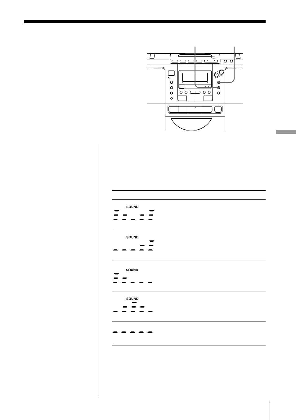 Selección del énfasis de sonido | Sony ZS-D50 User Manual | Page 85 / 96