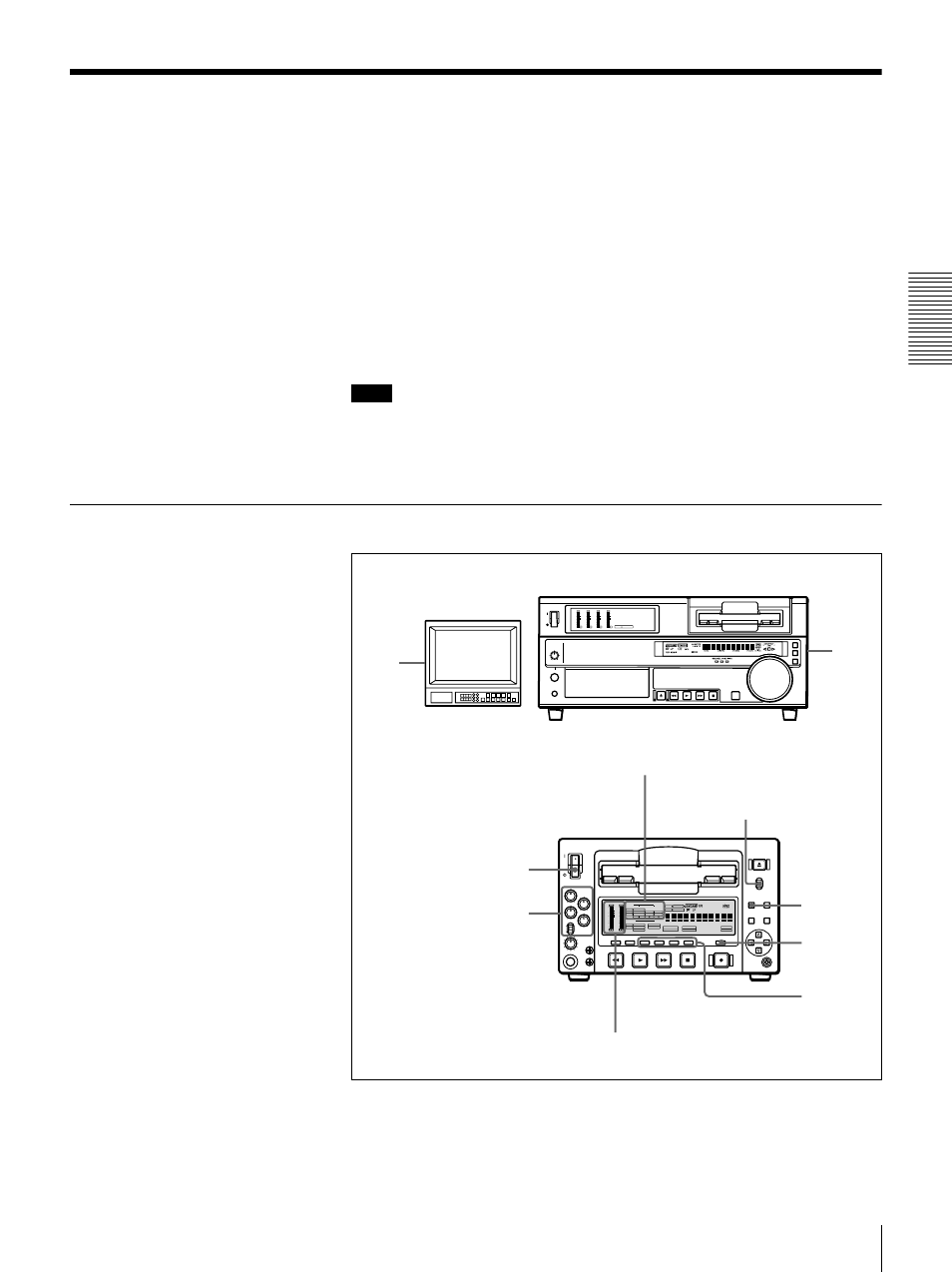 Recording, Settings for recording | Sony DSR-1500 User Manual | Page 27 / 120