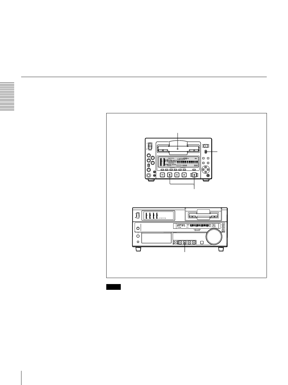 Recording procedure, Pb fs | Sony DSR-1500 User Manual | Page 30 / 120