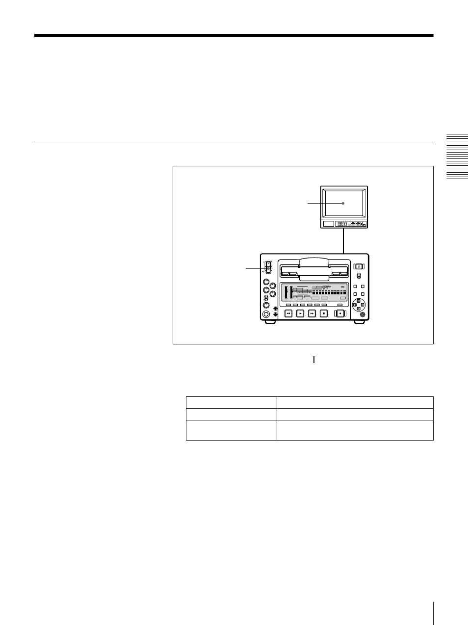 Playback, Settings for playback | Sony DSR-1500 User Manual | Page 33 / 120