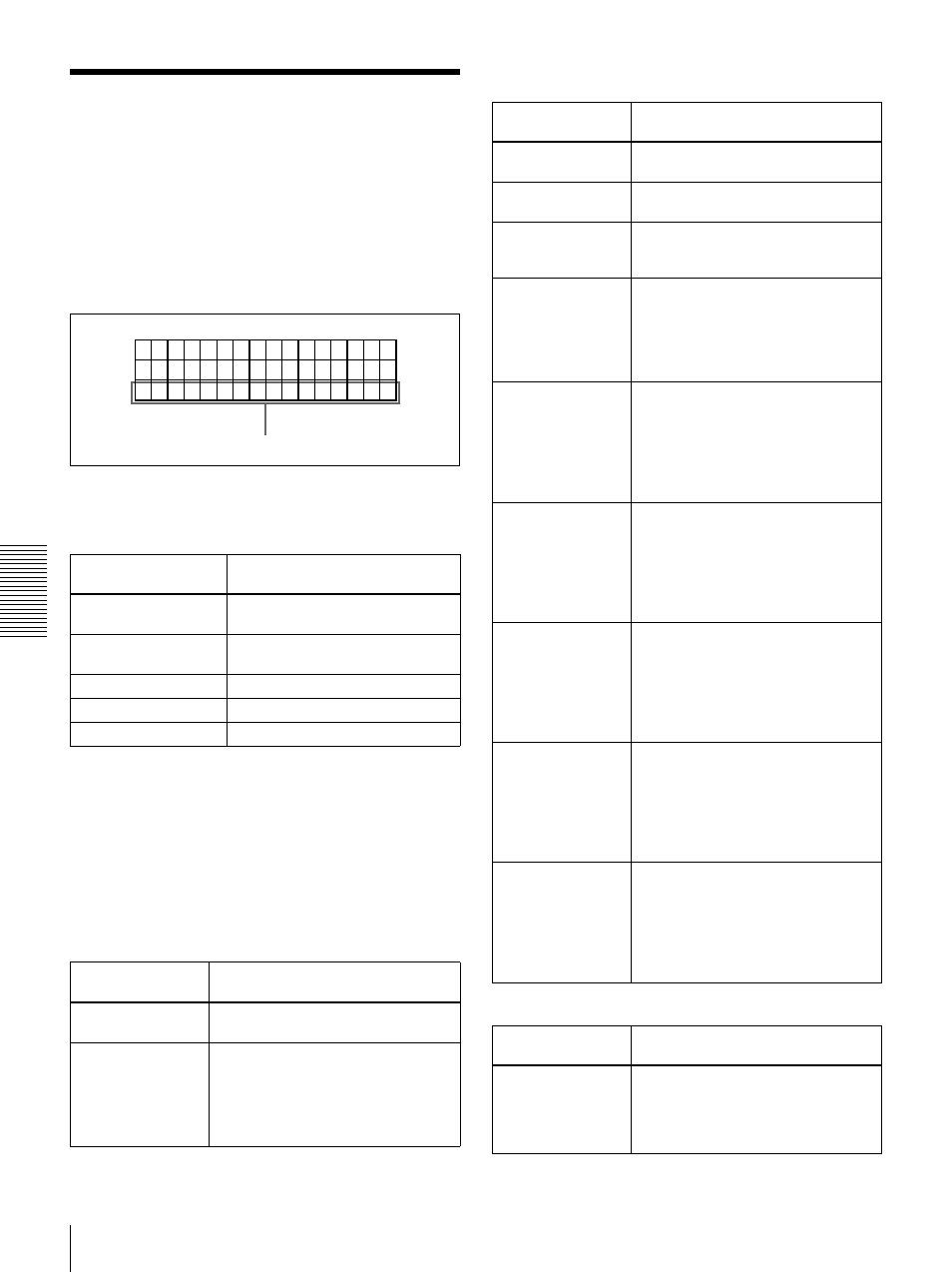 Displaying supplementary status information | Sony DSR-1500 User Manual | Page 76 / 120