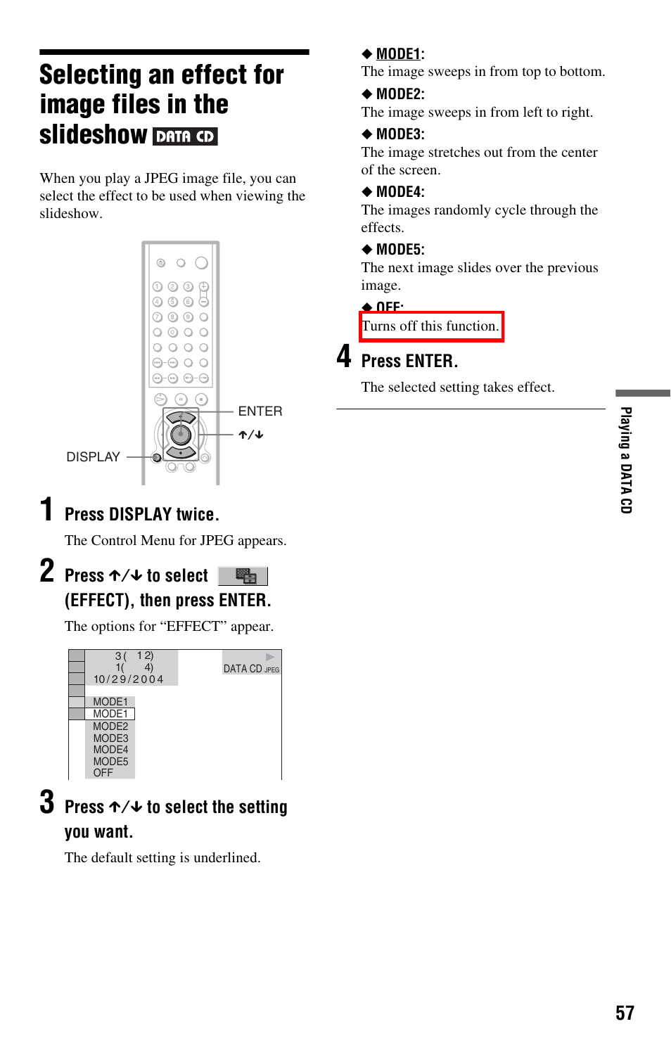 Sony DVP-NS575P User Manual | Page 57 / 80