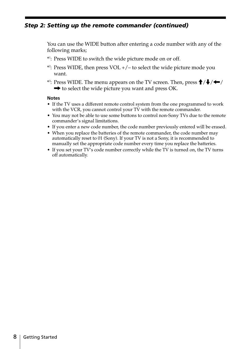 Sony SLV-EZ77AS User Manual | Page 8 / 75