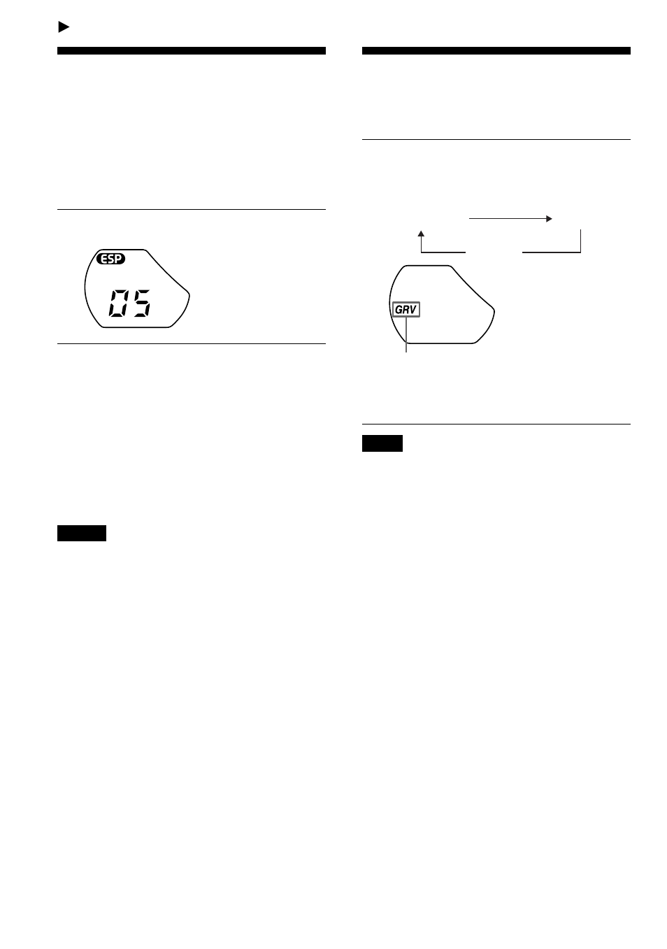 Available features, Turning on the shock protection function (esp2), Emphasizing the bass sound (sound) | 12 turning on the shock protection function, Emphasizing the bass sound | Sony CD Walkman D-EG3 User Manual | Page 12 / 24