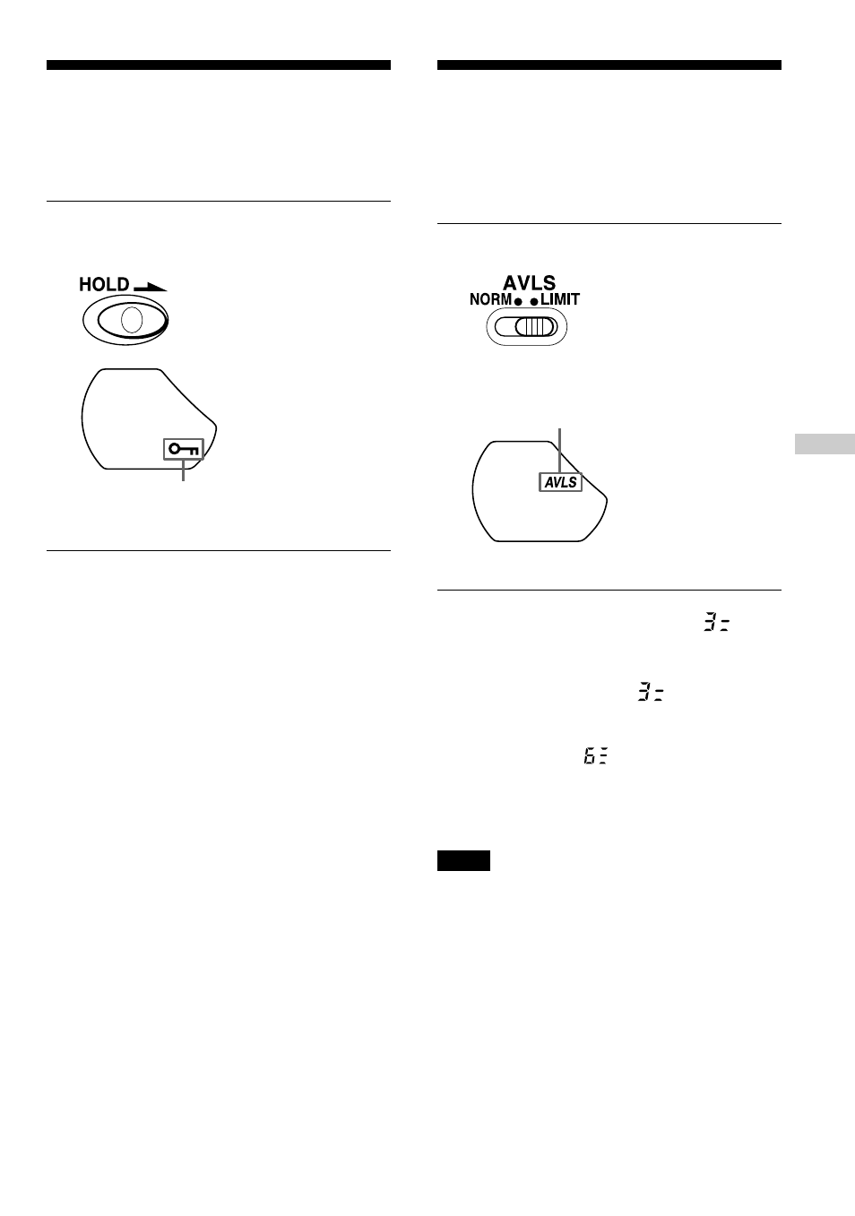 Locking the controls (hold), Protecting your hearing (avls), 13 locking the controls | Protecting your hearing | Sony CD Walkman D-EG3 User Manual | Page 13 / 24