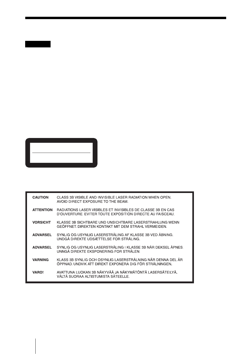 Safety regulations | Sony DRU-700A User Manual | Page 2 / 36