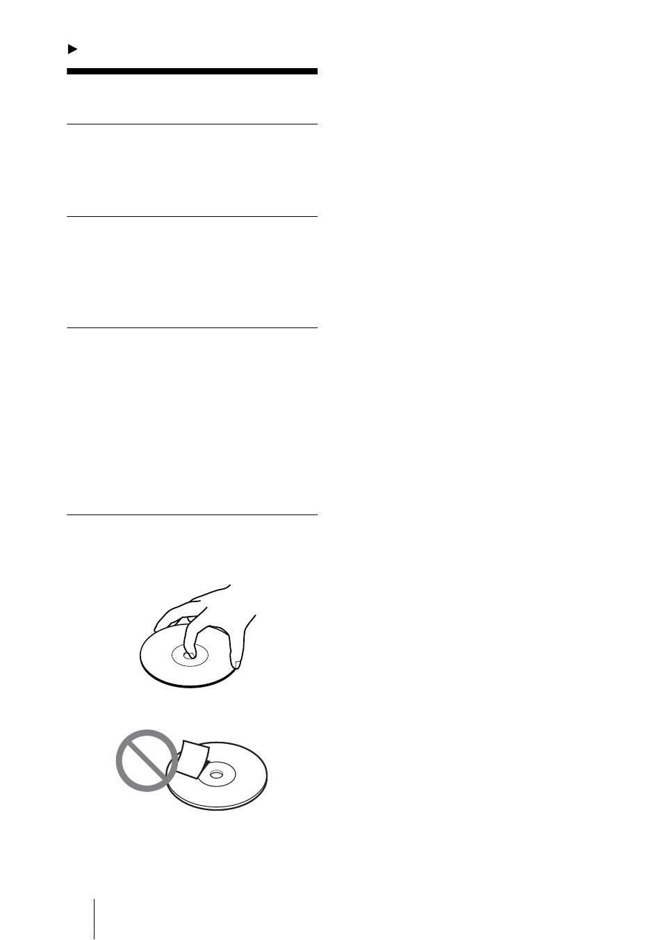 Miscellaneous, Precautions for use | Sony DRU-700A User Manual | Page 30 / 36