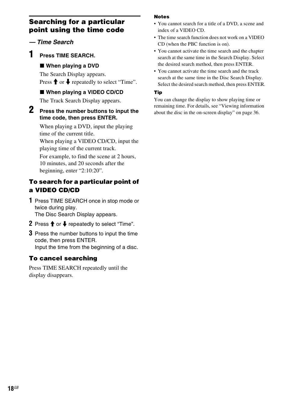 Sony CMT-DV2D User Manual | Page 18 / 56