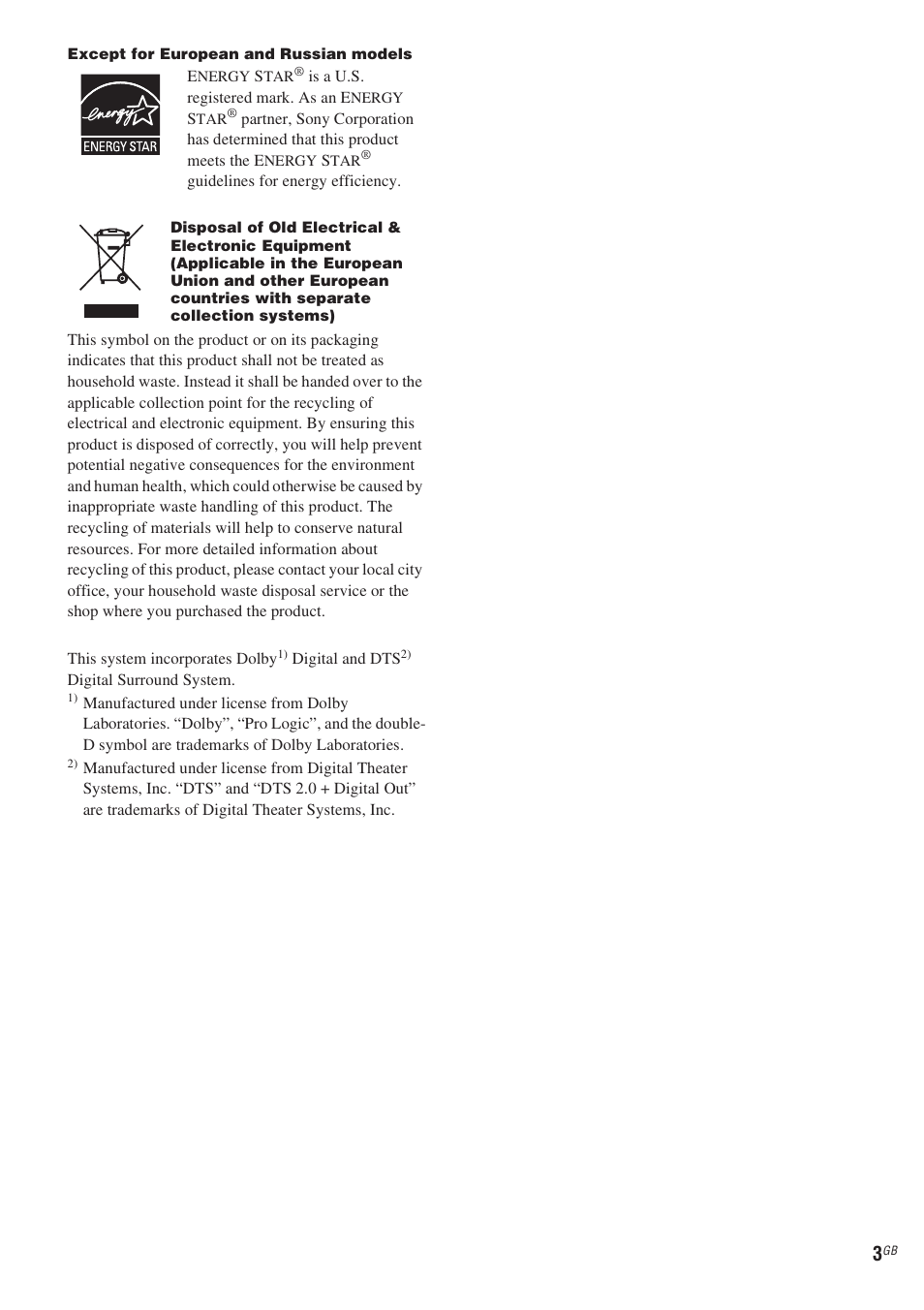 Sony CMT-DV2D User Manual | Page 3 / 56