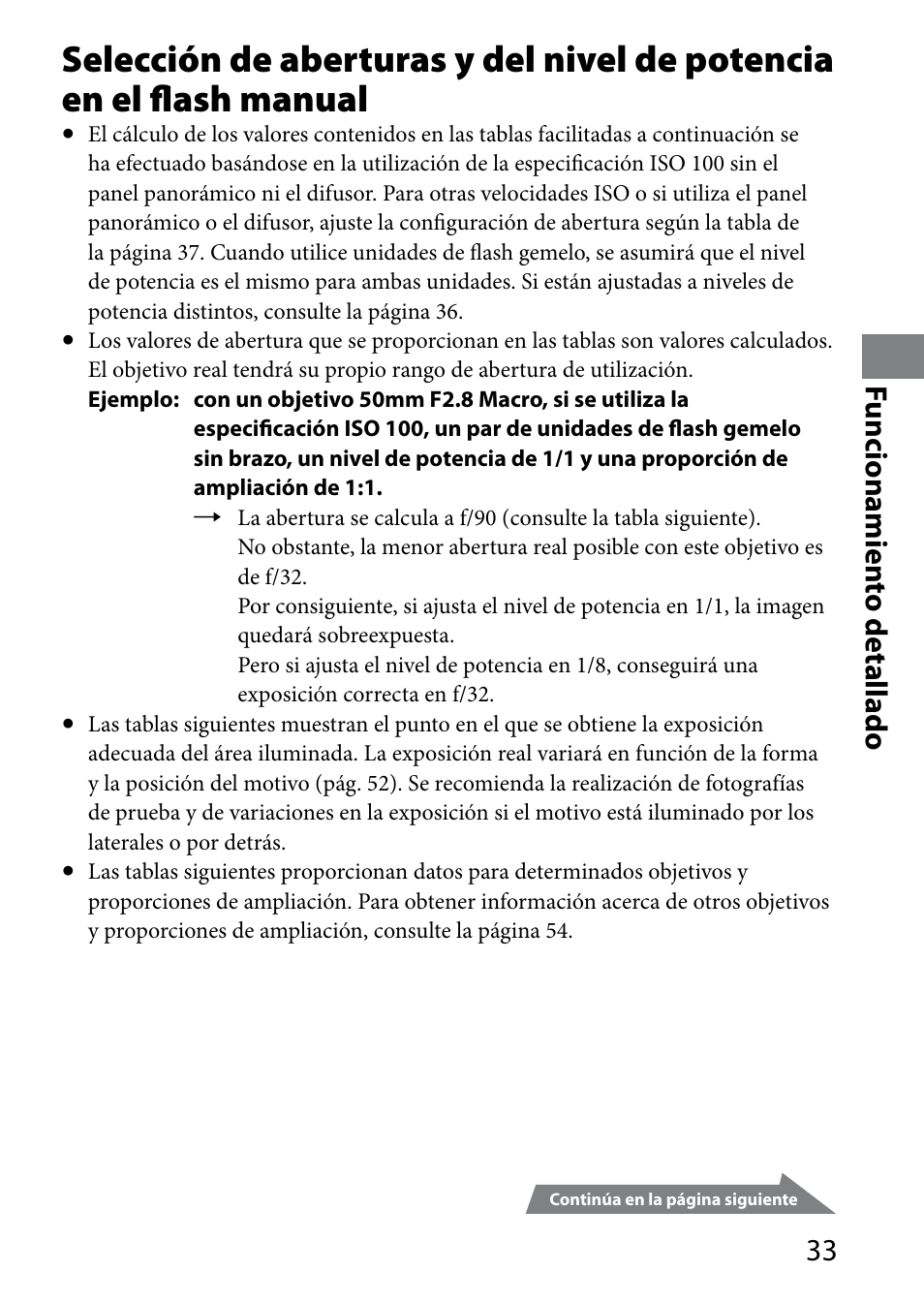 Funcionamien to detallado | Sony HVL-MT24AM User Manual | Page 151 / 295