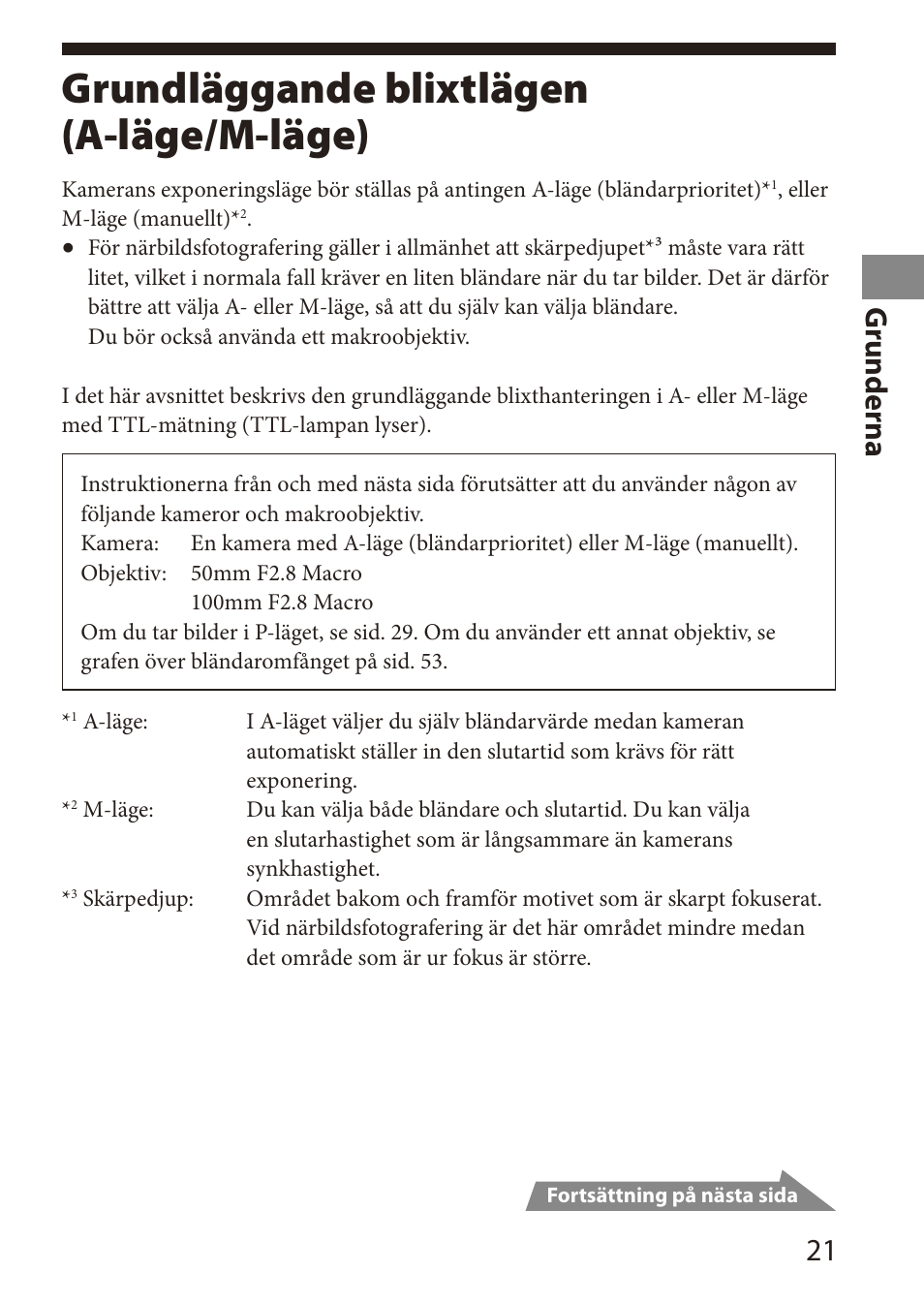 Grundläggande blixtlägen, A-läge/m-läge), Grundläggande blixtlägen (a-läge/m-läge) | 1 g runderna | Sony HVL-MT24AM User Manual | Page 197 / 295