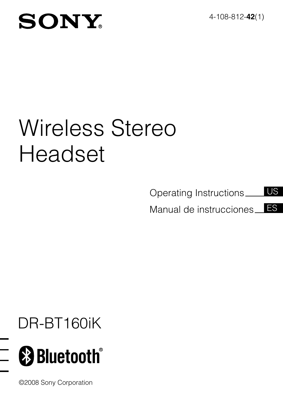 Sony DR BT160IK User Manual | 84 pages