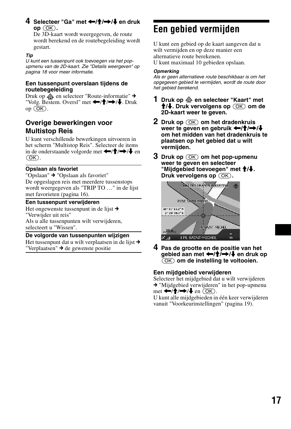 Een gebied vermijden | Sony NVX-P1 User Manual | Page 119 / 204