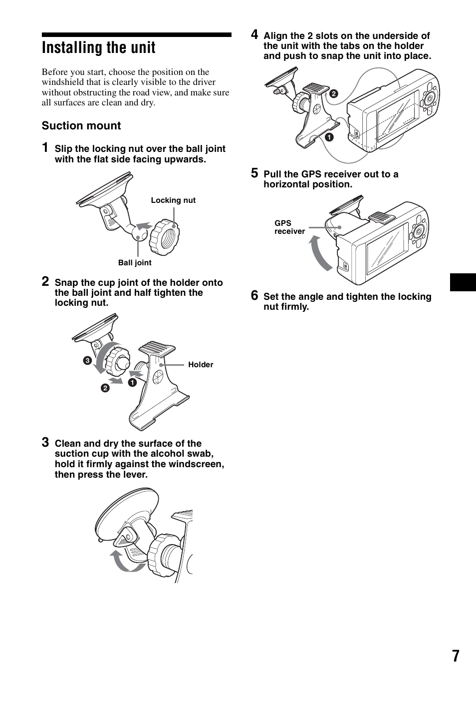 Installing the unit, 7installing the unit | Sony NVX-P1 User Manual | Page 7 / 204