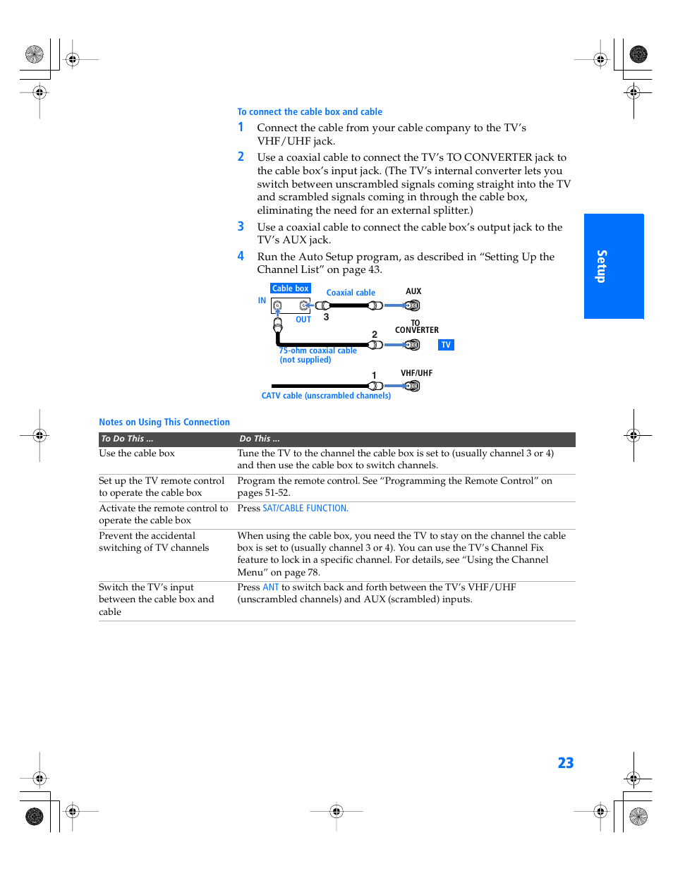 Sony KP- 57WV600 User Manual | Page 24 / 101